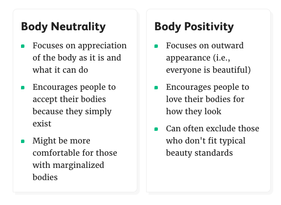 Nevtralnost telesa: kaj to je, kako jo izvajati in kako jo prakticirati; primeri