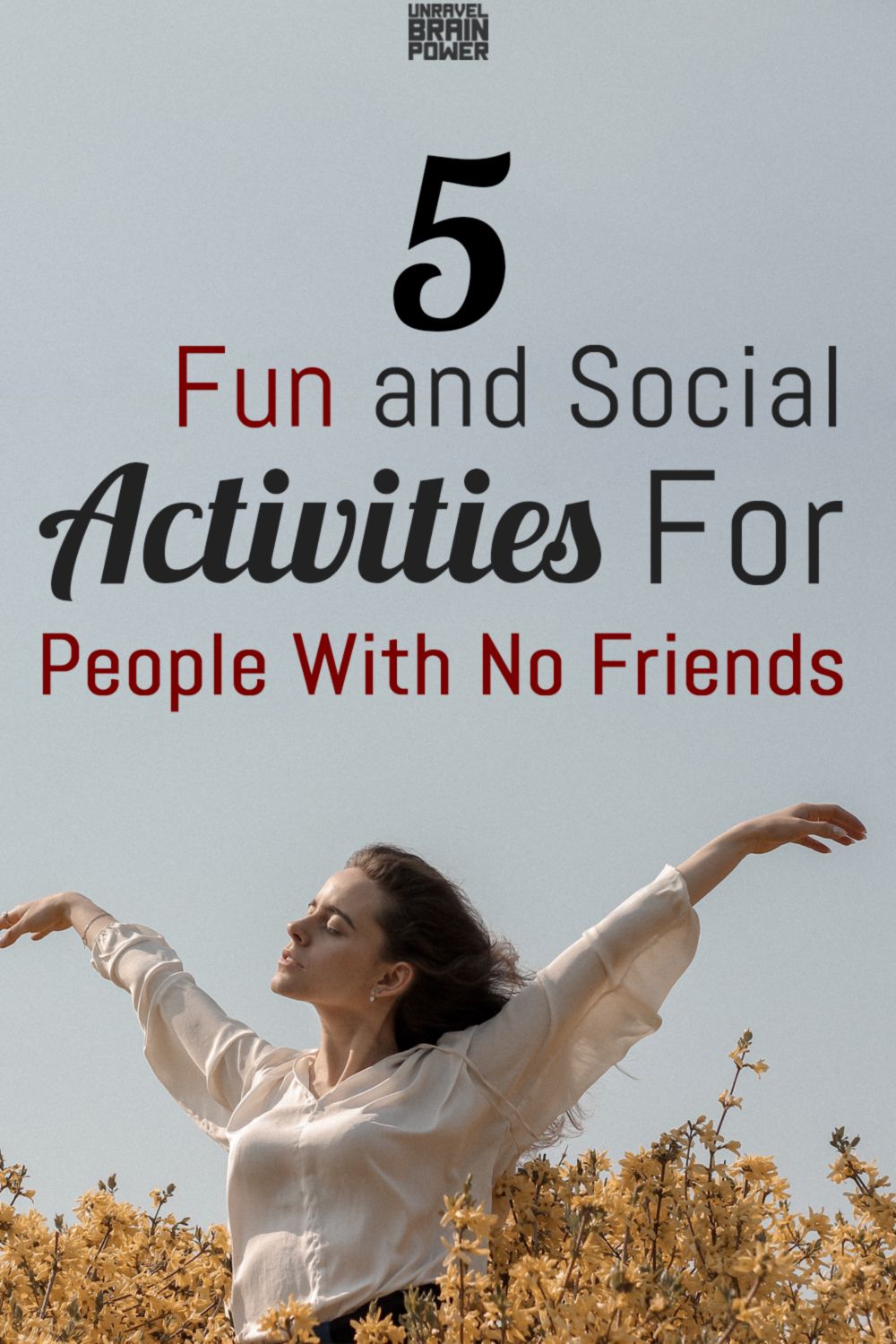 Zabavne dejavnosti za ljudi brez prijateljev