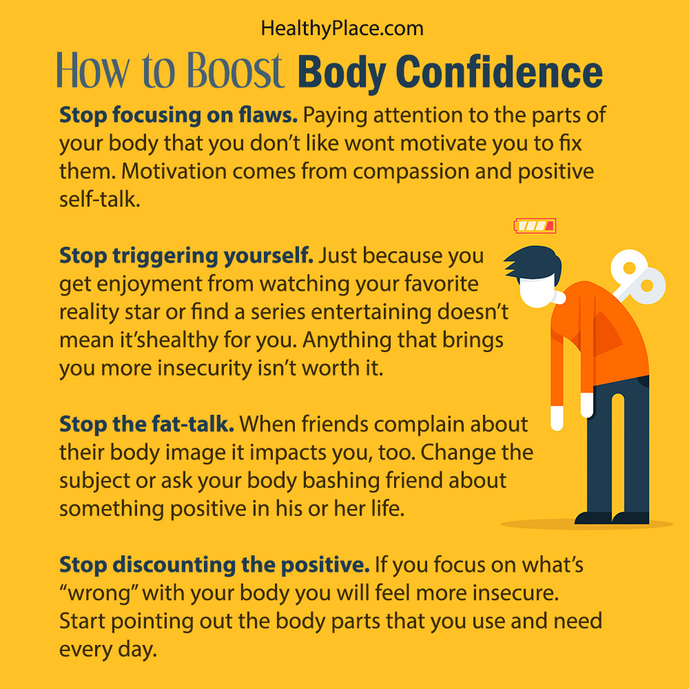 چگونه به بدن خود اطمینان داشته باشید (حتی اگر در حال مبارزه هستید)